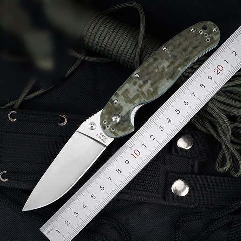 RAT1 Tactical AUS-8 Folding Blade Pocket G10 Handle Outdoor Survival Hunting Rescue Kitchen EDC Utility Camping Knife 9 Colors ► Photo 1/6