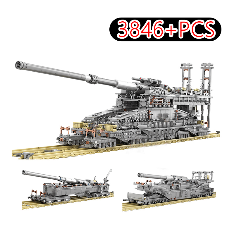 Lego Gustav Gun MOC showcase 