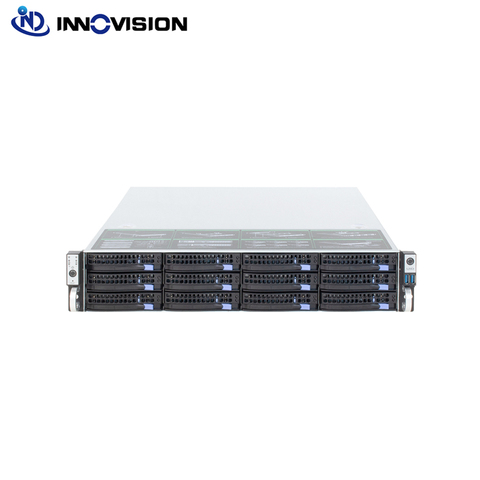 2U 12 bays HDD hotswap rack server case L=560mm NVR NAS server chassis,supporting max 12*10.5 board ► Photo 1/6