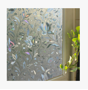 Htv Vinyl Self Adhesive Film Bathroom Window Stickers Frosted Door Window Film Privacy Cling Explosion-proof Opaque PVC Film ► Photo 1/6