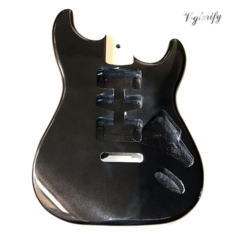 2022 new metallic black ST guitar body and Floyd Rose Milling ST guitar body wholesale ► Photo 1/6