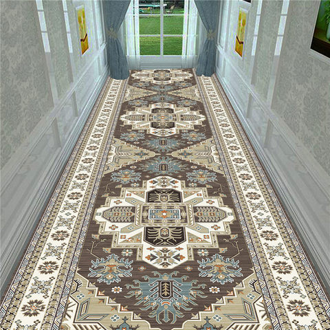 Home Kitchen Carpets Rugs Moroccan National Style Floor Mat Bedroom Decor Parlor Area Rug Anti-slip Corridor Carpet Living Room ► Photo 1/6