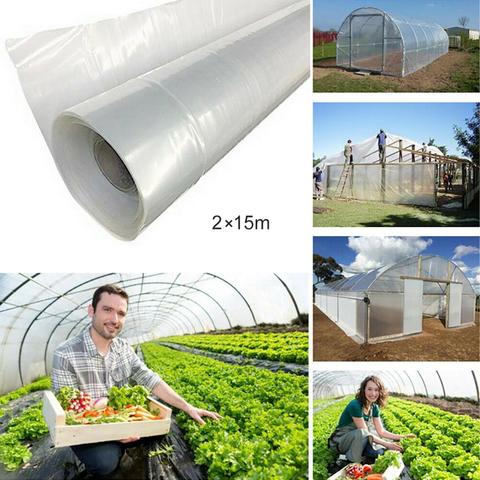 15m Transparent Vegetable Greenhouse Agricultural Cultivation Plastic Ptotection Cover Film ► Photo 1/6