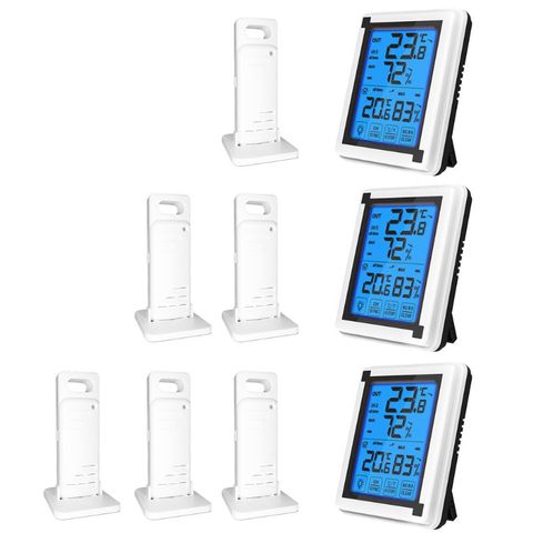 Wireless Outdoor Weather Station ℉/℃ Thermometer Hygrometer w/ 3 Forecast Sensor ► Photo 1/6
