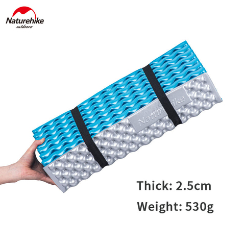 Naturehike 2.5cm Thickened Folding Egg Nest Moisture-proof Pad Ultralight Sleeping Mat IXPE Aluminum Foil Pad Outdoor Tent Mat ► Photo 1/6