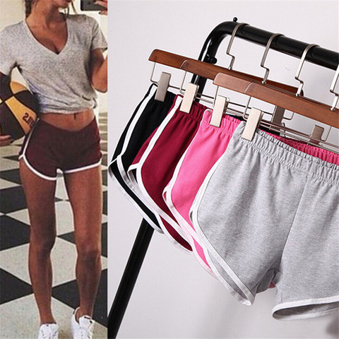 Summer Women Sports Shorts Short Pants Gym Workout Waistband Running Jogging Short ► Photo 1/6