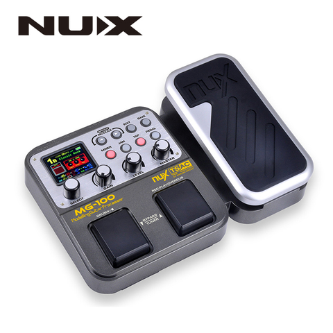 NUX MG-100 MG100 Modeling Guitar Processor Guitar Effect Pedal Drum Tuner Recorder Multi-function With Guitar Modeling Processor ► Photo 1/4