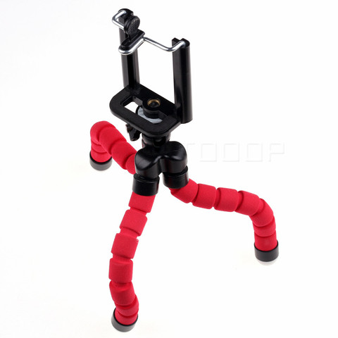 Mini Phone Tripod Flexible Octopus Tripod Portable Tripod Holder For iPhone Samsung Xiaomi Huawei Mobile Phone Smartphone ► Photo 1/6