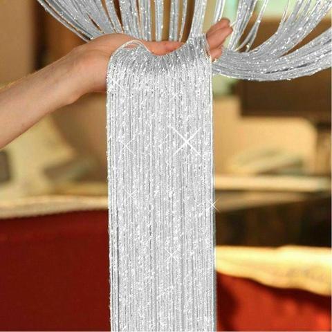 Living Room Curtains Thread Curtains String Curtain Door Bead Sheer Curtains For Window Bedroom Living Room ► Photo 1/6