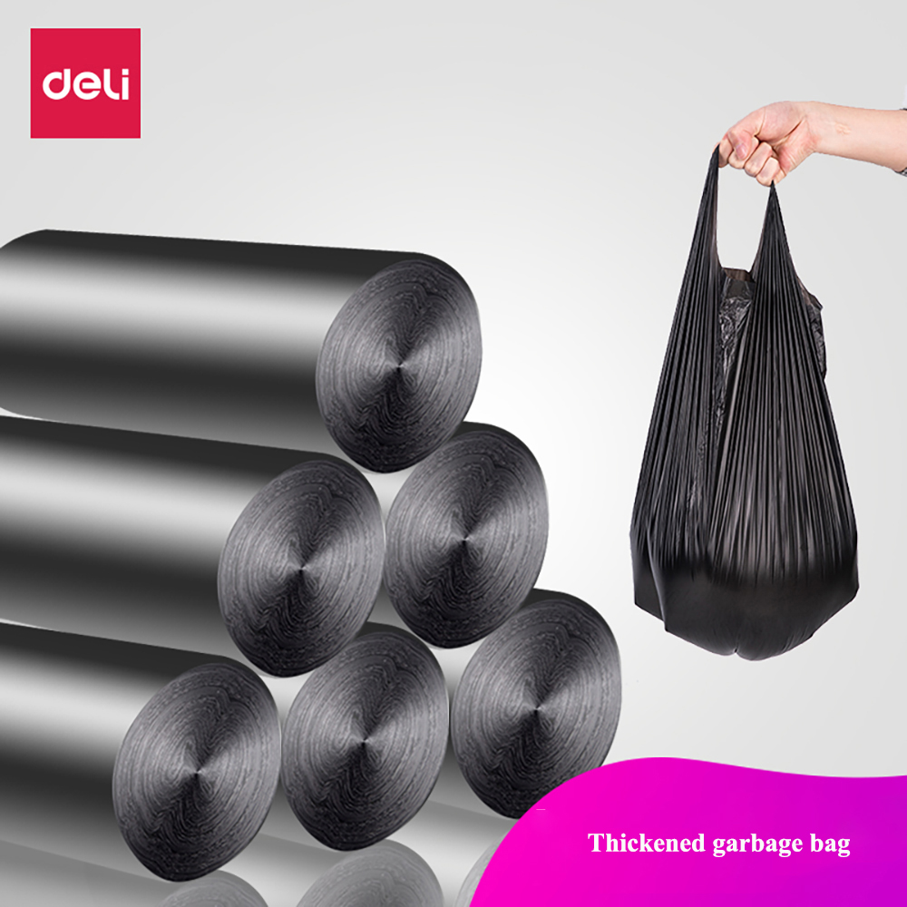 Degradable Thicken Bucket Trash Can Portable 30pcs/roll Garbage Bags  Rubbish Garbage Disposal Kitchen Sink Trash