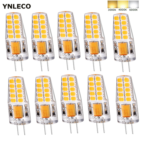 10pcs G4 LED 12V AC DC Lamp 3W Bulb LEDS G4 Light Bulbs Lampadas Bombillas Lampara 20LED 2835 SMD Replace 30W Halogen For home ► Photo 1/6