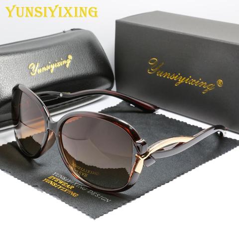 YSYX Polarized Sunglasses Women's Butterfly Frame Sun Glasses UV400 Mirror Driving Travel Women Eyewear gafas de sol 2229 ► Photo 1/6