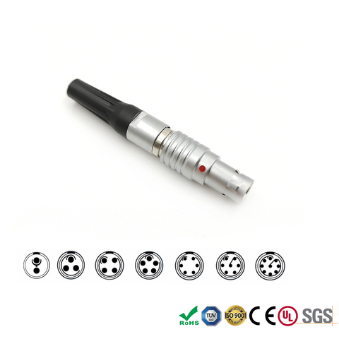 2 3 4 5 6 7 9 Pin Male Plug Connector FGG 0B for Sound Devices Arri Alexa Camera Timecode, Teradek Bond Bolt Pro 300 RX ► Photo 1/6