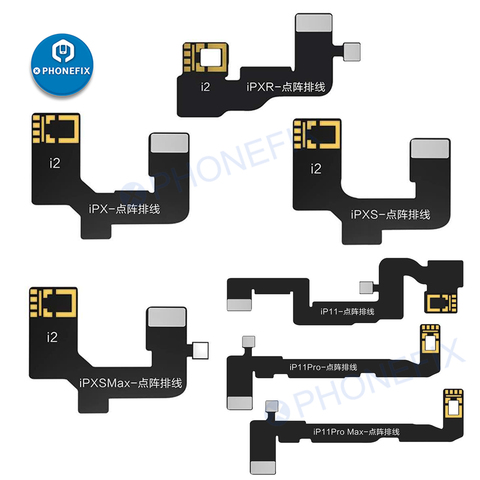 JC Dot Flex Cable for iPhone Face ID Not working on X/XR/XS/XSMAX/11/11Pro/11Pro max Face ID Repair JC Dot matrix Cable Replace ► Photo 1/6