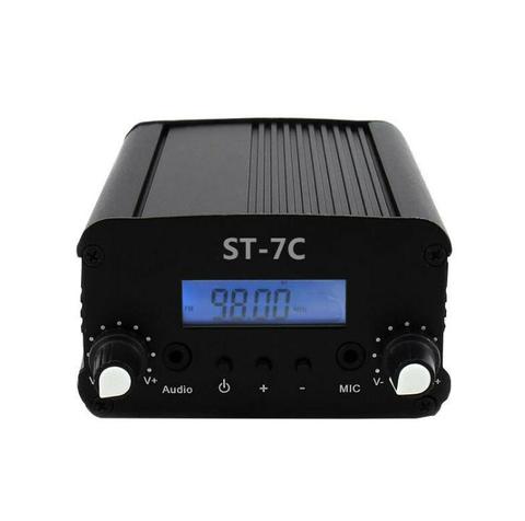 ST-7C 1W/7W 12V 3A 76-108MHZ Stereo PLL FM Transmitter Broadcast Radio Station ► Photo 1/1