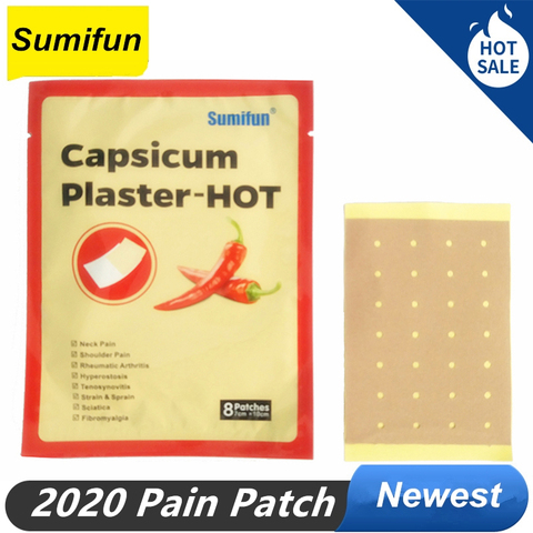 8 Pcs Hot Capsicum Plaster Porous Chinese Medical Plaster Shoulder Waist Leg Joint Pain Reliefe Patch Hot Capsicum Plaster ► Photo 1/6