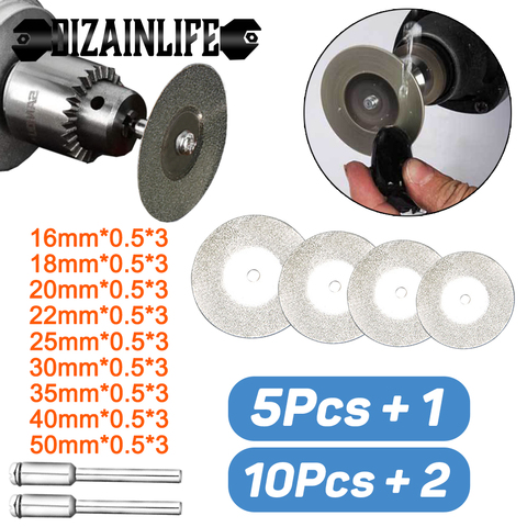 DIZAINLIFE Dremel Tool Mini Diamond Cutting Disc for Rotory Accessories Grinding Wheel Rotary Circular Saw Blade Abrasive Disc ► Photo 1/6