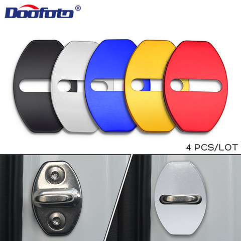 Car Styling Door Lock Cover Buckle For Volkswagen Polo VW Golf 7 6 5 Passat CC Polo For Audi A4L A6L A3 A5 A7 Q5 Q7 Accessories ► Photo 1/6