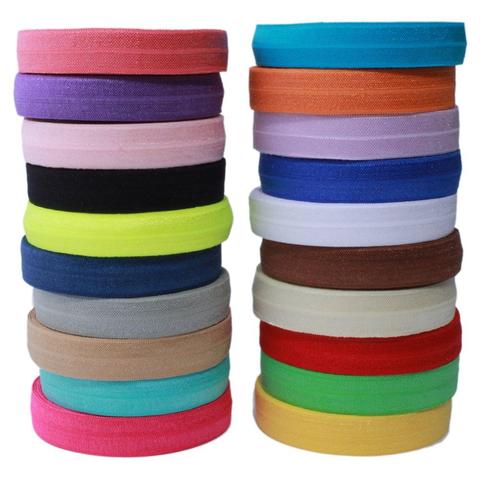 10 Yards Fold Over Elastic 5/8'' 15mm Stretch Foldover FOE Elastics Ribbon by The Yard for Headbands Hair Ties ► Photo 1/6