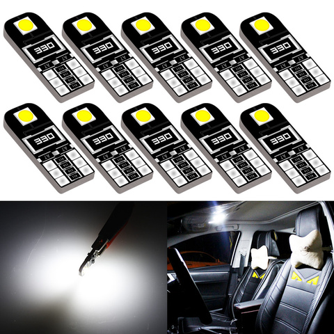 10x Car Led T10 Light Bulb Car Interior Lights W5W LED for VW Passat B6 B7 Touran Touareg Golf 4 5 6 7 MK3 MK7 VW Polo Sedan ► Photo 1/6