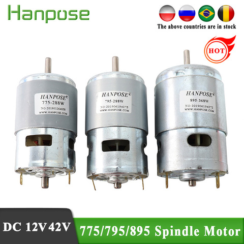 Durable 775 795  895 Spindle motor 3000-12000 RPM Motor Brush dc motors  775 150W lawn mower motor with two ball bearing Rated ► Photo 1/6