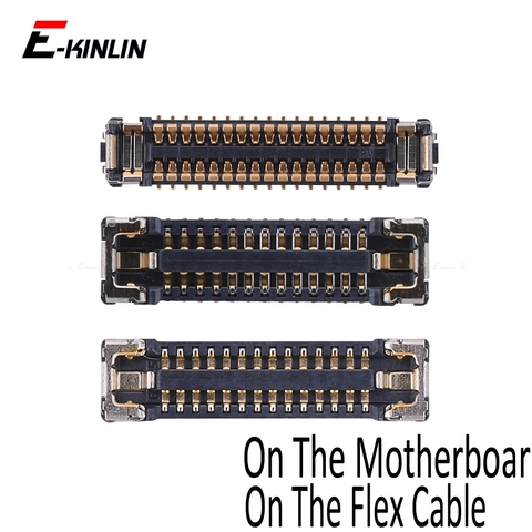 For iPhone X XR XS Max LCD Digiziter Display 3D Touch Screen FPC Connector On Motherboard Flex Cable ► Photo 1/6