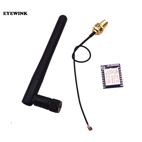 ESP8266 Wifi Module ESP-07+11cm 2.4G Wireless SMA Antenna Stick 2dB 2.5dB Gain For NRF24L01 PA 20cm Adapter Cable 3.3V 300mA ► Photo 1/4