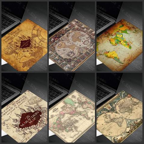 Yzuoan High Quality Small Size World Map Gamer Mouse Pad Keyboard Player Laptop Gaming Pc Desk Mat Rubber Mats Animation Pad ► Photo 1/6