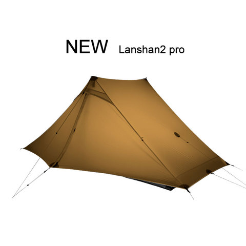 3F UL GEAR LanShan 2 pro Tent 2 Person Outdoor Ultralight Camping Tent 3 Season Professional 20D Nylon Both Sides Silicon Tent ► Photo 1/6