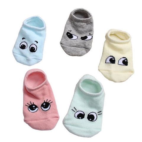 Fashion cartoon children's socks mesh thin section smiley car spring and autumn summer shallow mouth child baby boat socks ► Photo 1/6