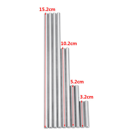 New 10pcs 5.2mm Ejector Pins Set for Pushing Rifling Buttons High Hardness Full Specifications Steel Reamer Machine Tools ► Photo 1/6
