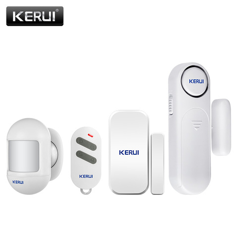 KERUI 300ft 120dB Wireless Door/Window Sensor Alarm Anti-Theft Door Alarms Remote Control for Home Safety Security PIR Smoke ► Photo 1/6