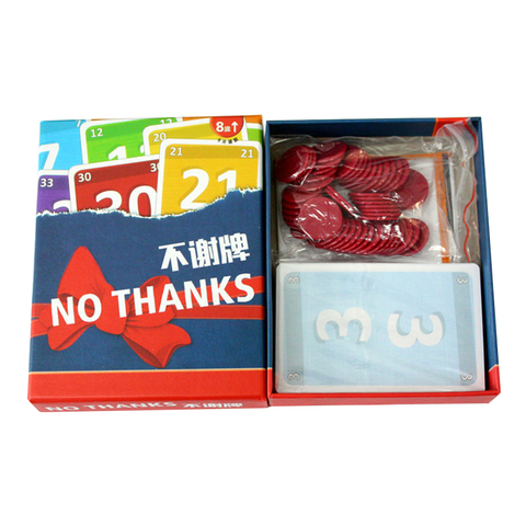 New 3-7 Player Funny Board Game No Thanks Board Game For Family/Party/Friend Send Children Gift ► Photo 1/4