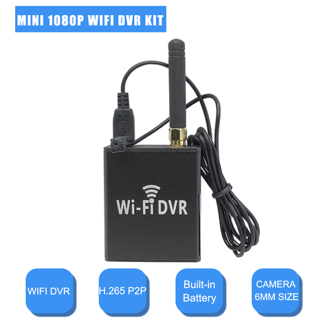 1080P WIFI DVR Wireless Mini DVR Recorder With 720P 6*6mm Mini Camera Kit Video Surveillance Recorder Onvif DVR Mini AHD Recorde ► Photo 1/6