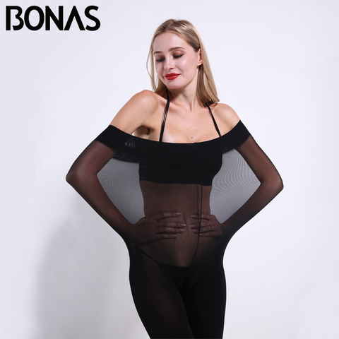 BONAS 80D Tights Plus Size Autumn Velvet Seamless Pantyhose Warm Elasticity Not Fade Spandex Resistant Health Women's  Stockings ► Photo 1/6