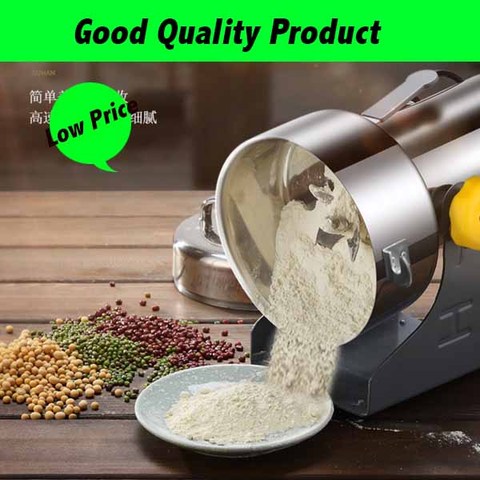 800G 3000W Stainless Steel Electric Coffee Bean Nut Spice Grinder Mill 220V 50HZ ► Photo 1/2
