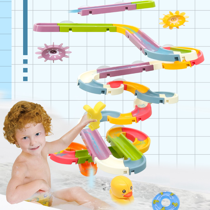 Magical Diy Baby Bath Toys, Bathtub Race Track