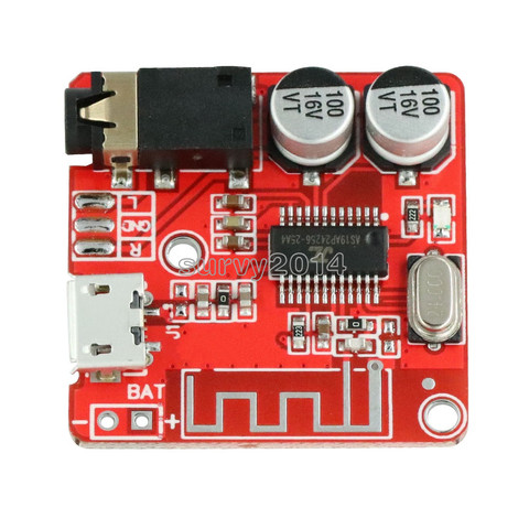 Mini MP3 Bluetooth 4.1 Lossless Decoder Stereo Output Board Car Speaker Amplifier Micro Usb Module Circuit Board Module 3.7V 5V ► Photo 1/4