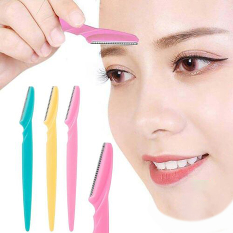 1pcs/3pcs  Facial Eyebrow Razor Trimmer Shaper Shaver Blade Knife Hair Remover Tools ► Photo 1/6