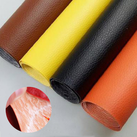 50x137cm Faux Pu Leather Fabric Patch Self Adhesive Stickers Stick-on No Ironing Sofa Repair Leather Fabric Patches Scrapbook ► Photo 1/6