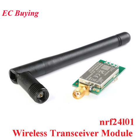 nrf24l01 E01-ML01DP5 Ebyte 20dBm Long Range 2100m SPI NRF24L01+PA+LNA 2.4GHz RF Wireless Transceiver Module Antenna with Shield ► Photo 1/6