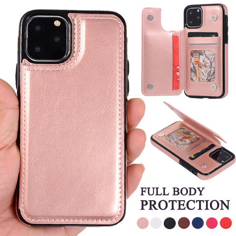 For iPhone XS Max XR flip Wallet Case Zipper Leather Stand Cover For iPhone 5 5S 6 6S 7 8 Plus 11 12 Pro Max 12 Mini SE2022 Case ► Photo 1/5