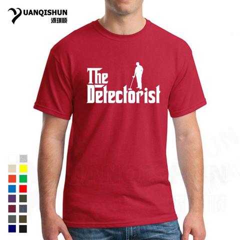 The Detectorist Tshirt Metal Detecting Mens T-Shirt Fashion Design Metal Detector Treasure T Shirts Fashion 16 Colors Tops Tee ► Photo 1/6