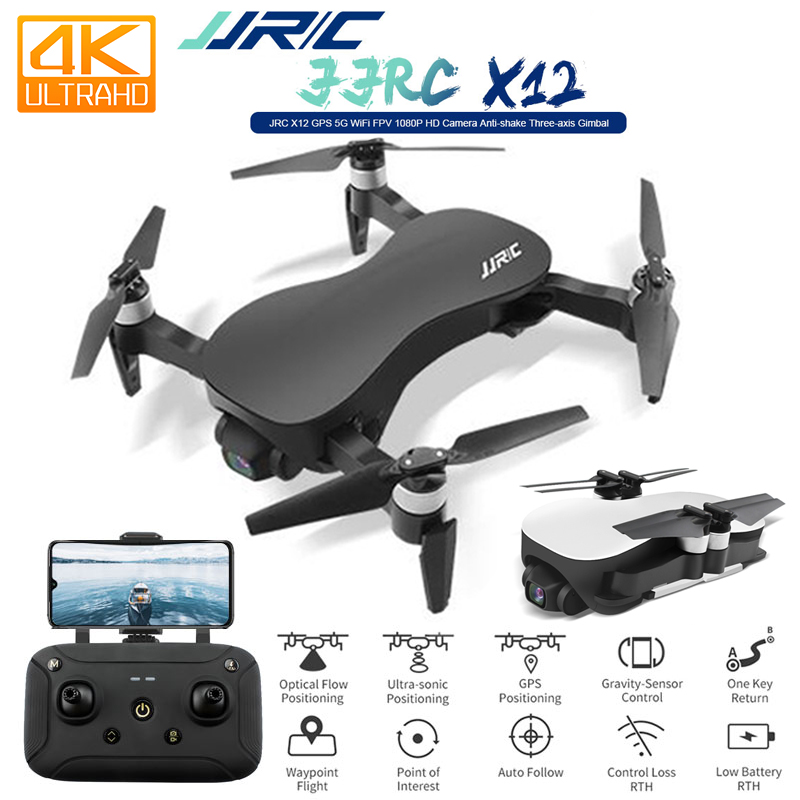 JJRC X12 GPS HD Camera Drone with WiFi FPV 1080p 4K Gimble Camera Brushless Motor Quadcopter Vs H117s Zino F11 SG906 - Price history & Review | AliExpress Seller -