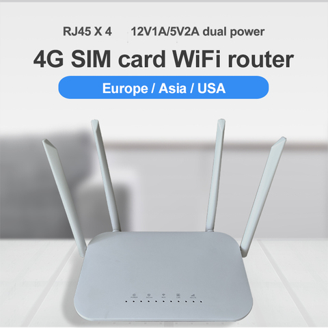 GC111 300Mbps 4G LTE WiFi Router CAT4 Industrial CPE strong signal Suport 32 Wifi users With Sim Card Slot 2 orders ► Photo 1/6