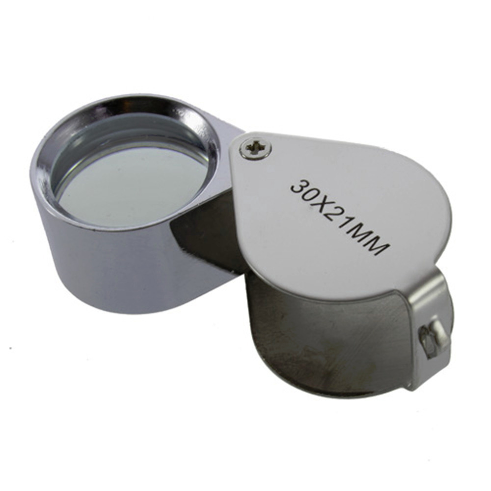 Mini Pocket Lens 30X 21mm Loupe Magnifying Eye Glass Magnifier 