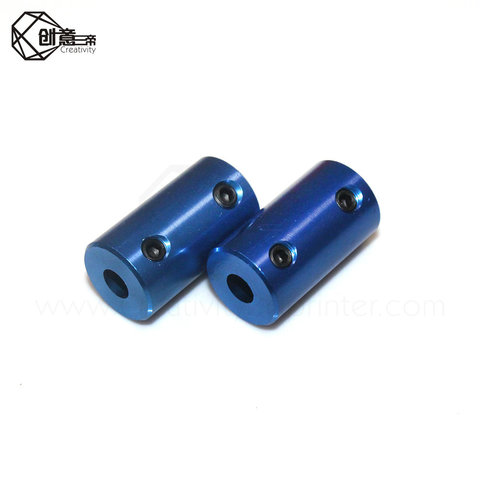 2pc D14L25 Aluminum Alloy Coupling Bore 5*5mm 5*8mm 8*8mm 3D Print Part Blue Flexible Shaft Coupler Screw Part Stepper Motor ► Photo 1/5