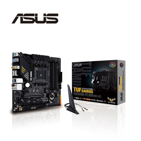 NEW For ASUS TUF GAMING B550M-PLUS wifi 6  Motherboard Socket AM4 For AMD B550M B550 Original Desktop PCI-E 4.0 m.2 Mainboard ► Photo 1/4