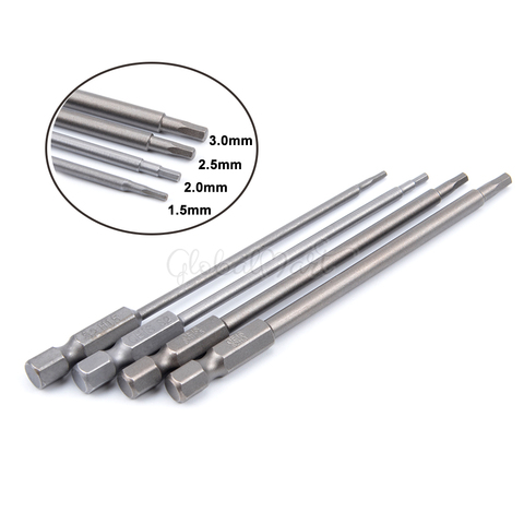 4pcs Metal Hexagonal Wrenches Screw drivers Tools Kit 1.5mm 2.0mm 2.5mm 3.0mm 1.5/2.0/2.5/3.0mm for RC Models Multirotor ► Photo 1/6