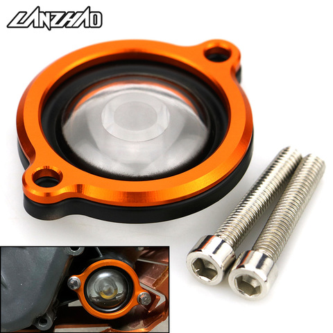 Duke Motorcycle Engine Cover Fuel Filter Cap CNC Aluminum Accessories No Leakage for KTM Duke 250 390 2017 2022 ► Photo 1/6